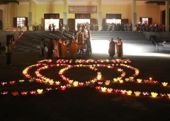 Hoa đăng kính mừng khánh đản Đức Phật A Di Đà tại chùa Đại Thành - Bắc Ninh